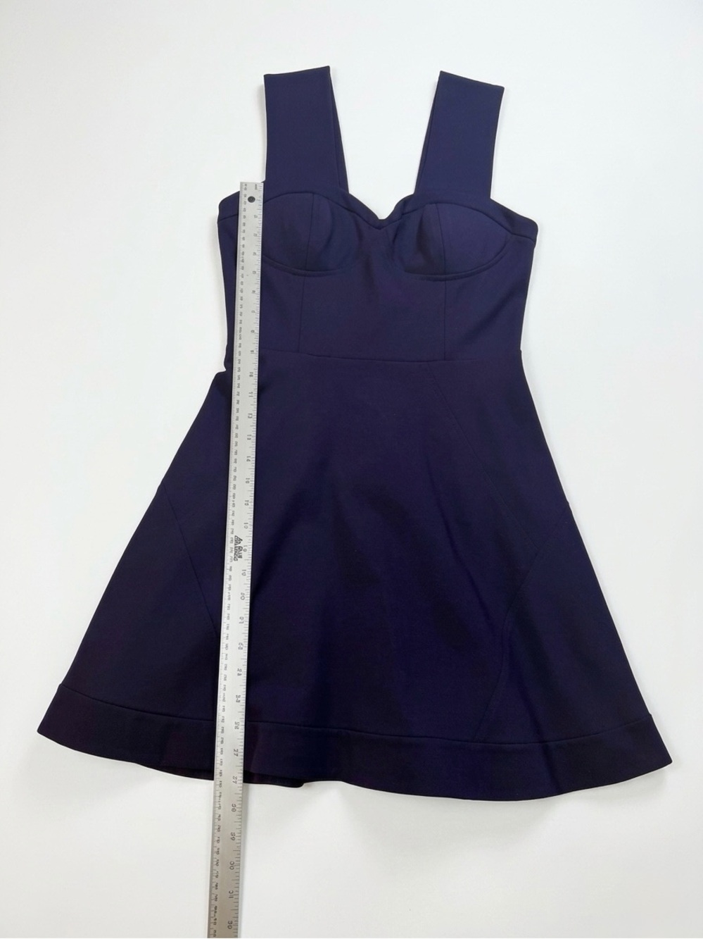 Rebecca Minkoff Purple Bustier Dress Sweetheart Neck Cocktail Dress Size 4 - Picture 11 of 13